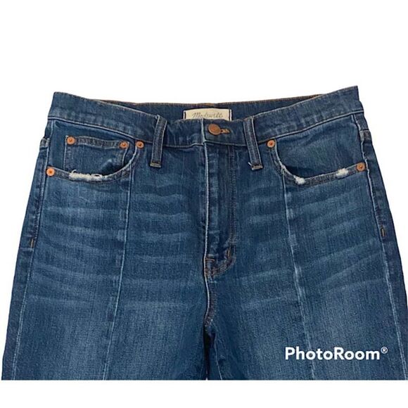 Madewell High Rise Slim BoyJean Blue‎ Denim Jeans Size 28 - Picture 2 of 8